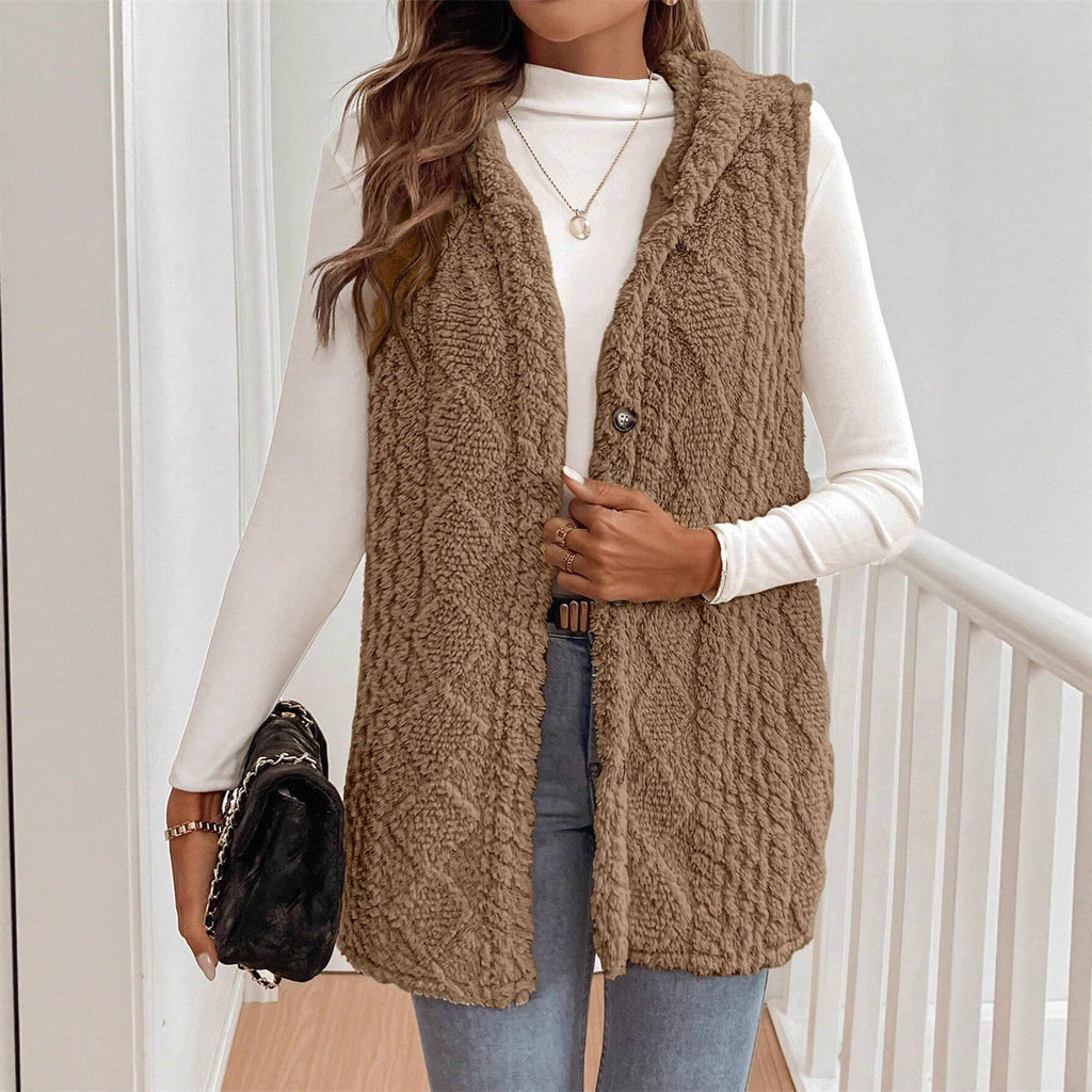 Mila | Gilet en peluche pour femmes, confortable et élégant