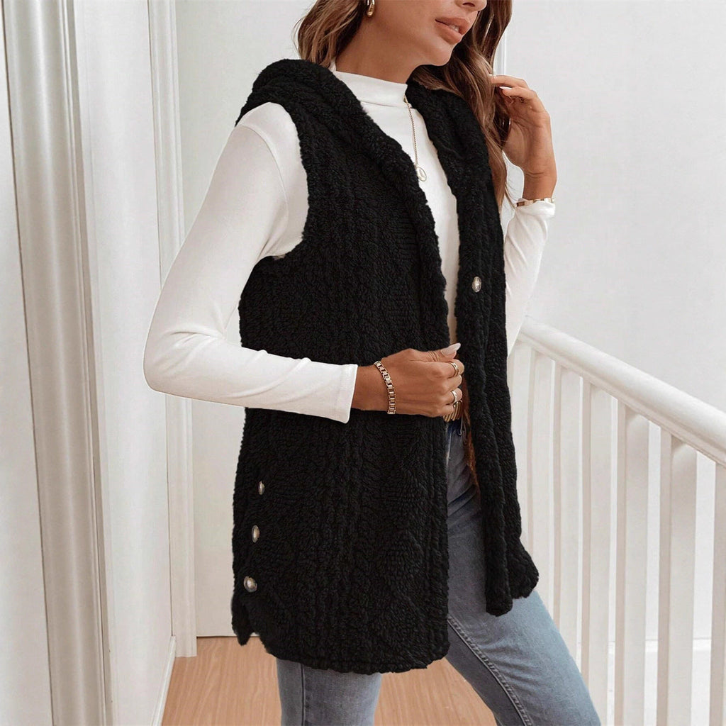 Mila | Gilet en peluche pour femmes, confortable et élégant