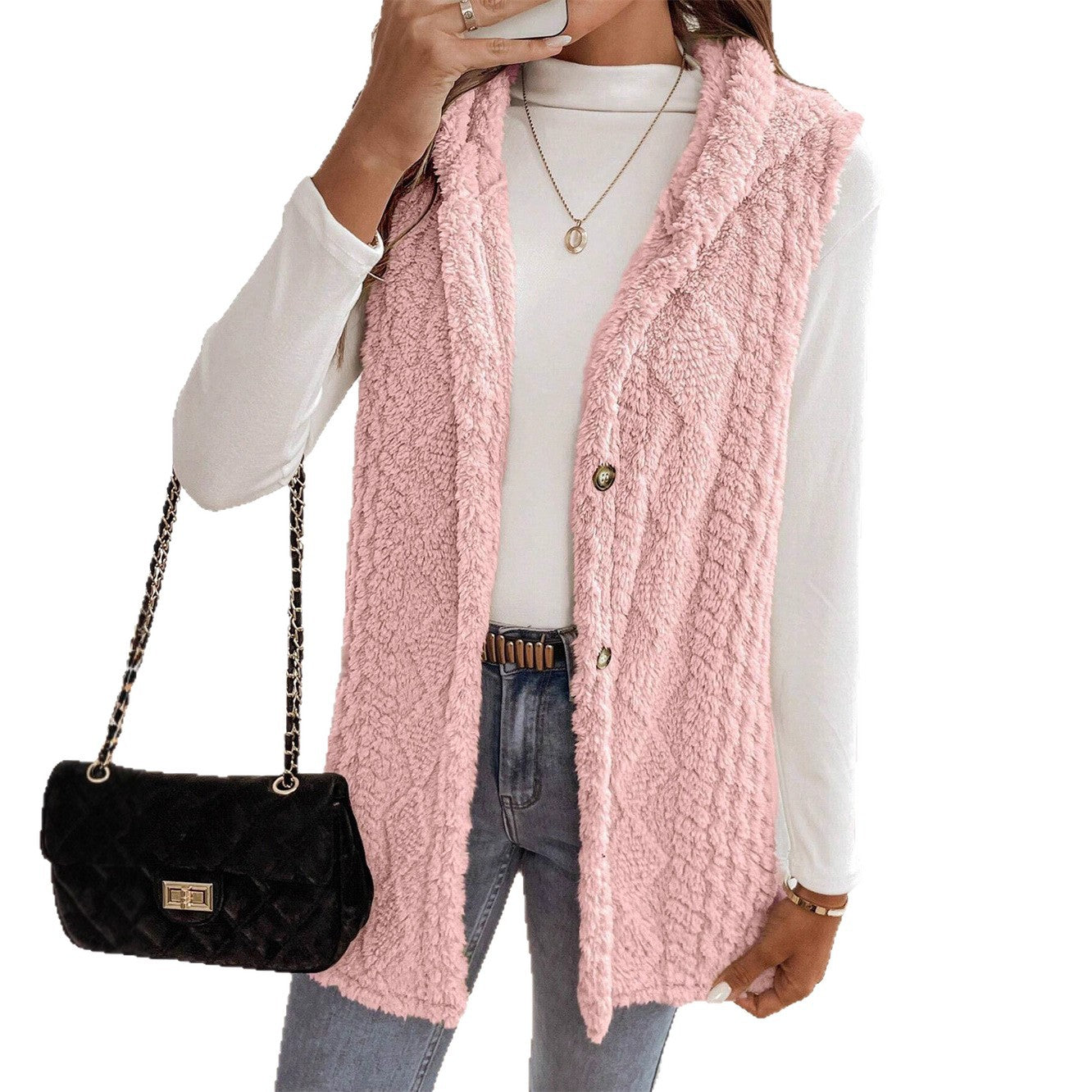 Mila | Gilet en peluche pour femmes, confortable et élégant
