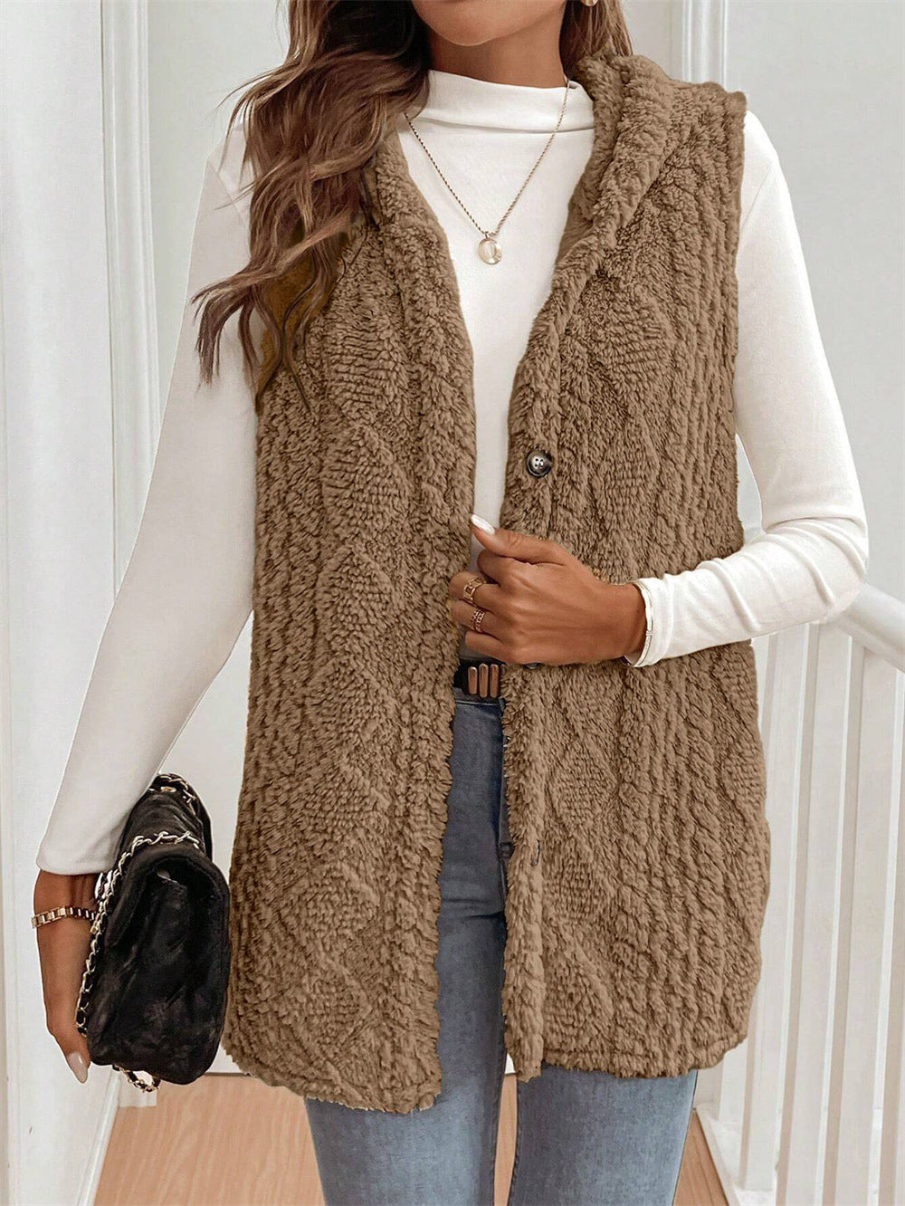Mila | Gilet en peluche pour femmes, confortable et élégant