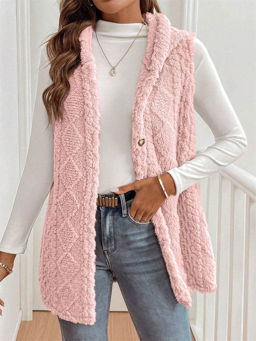 Mila | Gilet en peluche pour femmes, confortable et élégant