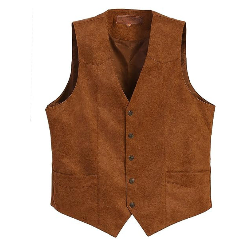 Karin | Gilet en simili cuir élégant et moderne
