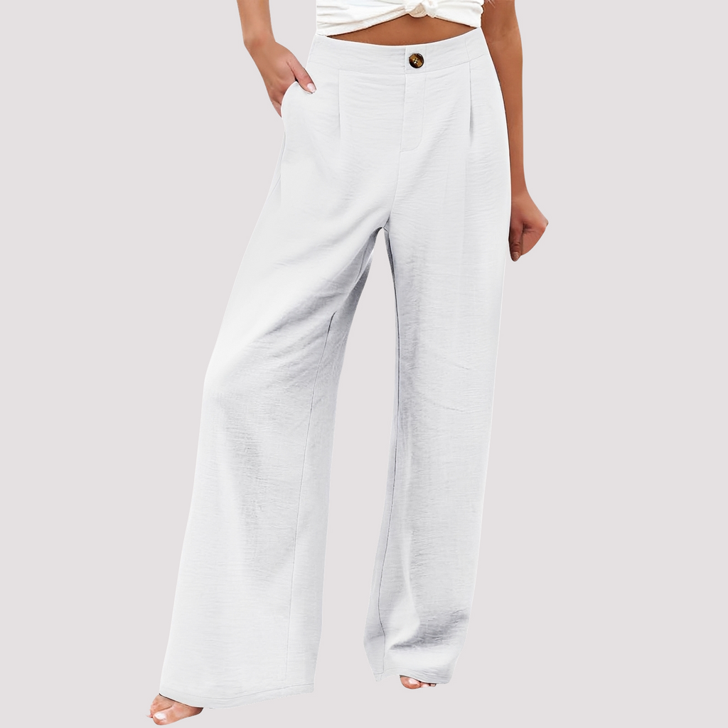 Pantalon Femme | Jambe Large & Confort Taille Haute
