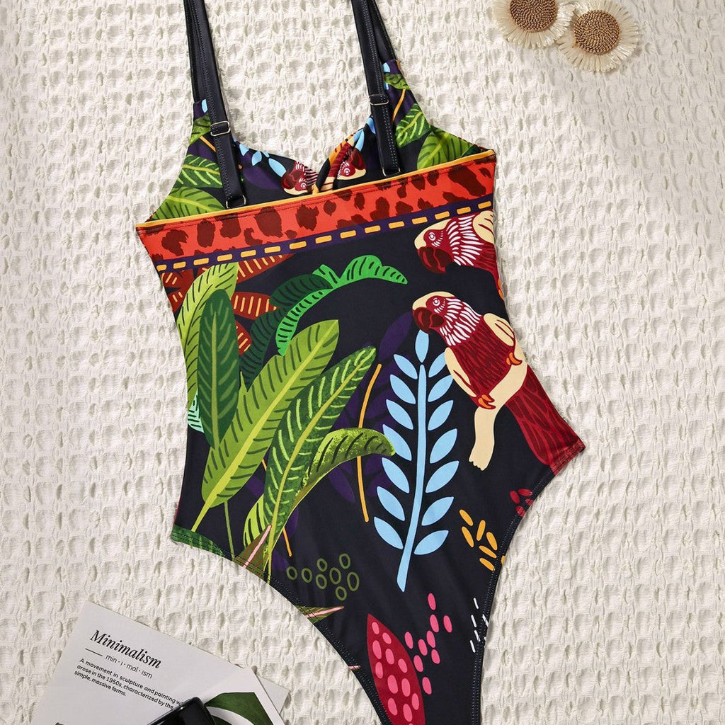Maillot de bain femme avec un design innovant à découpes Mirla