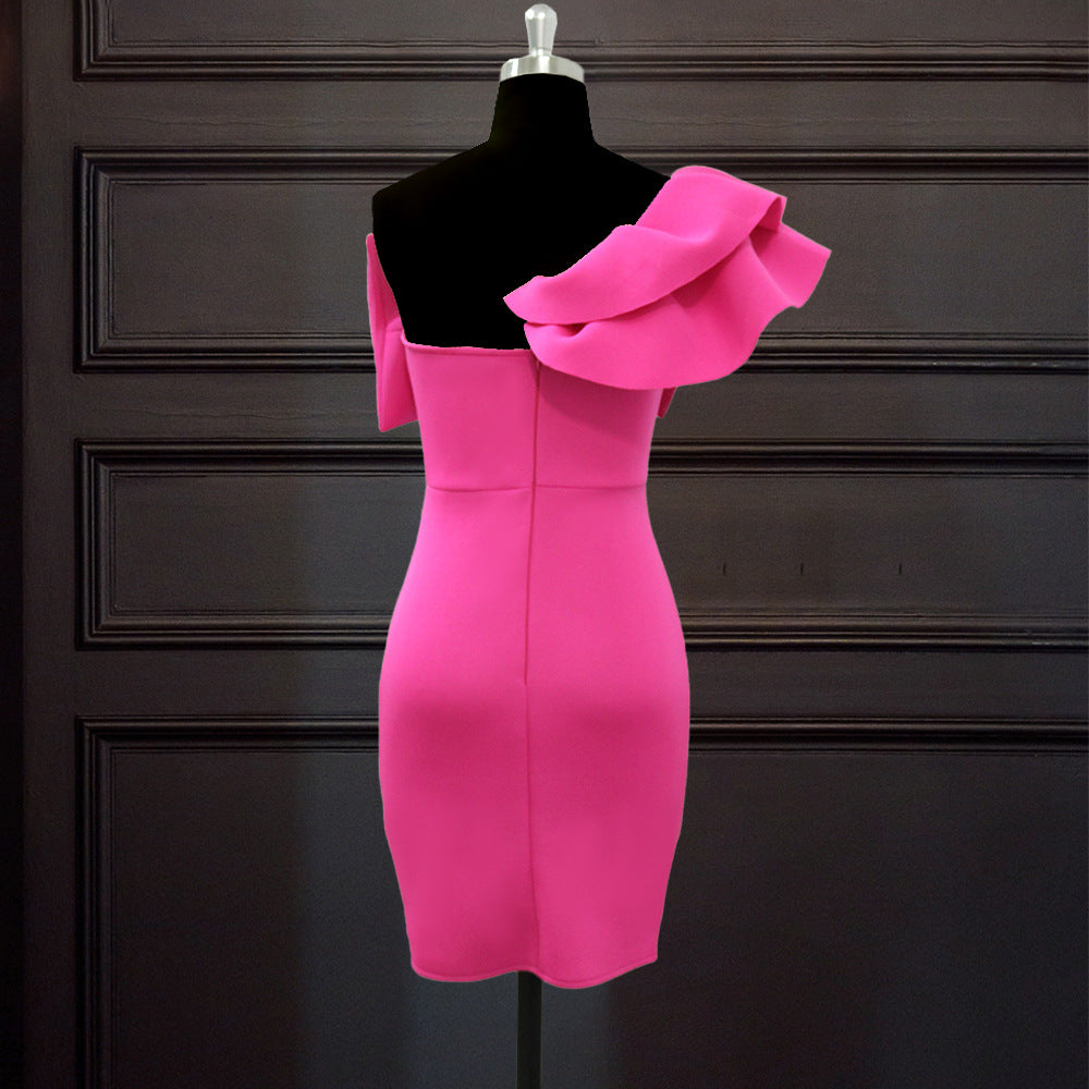 Robe femme près du corps avec accent nœud volumineux Mirla