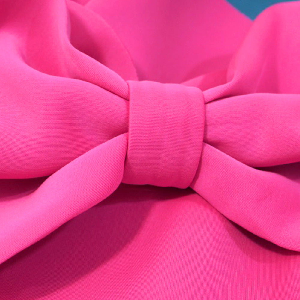 Robe femme près du corps avec accent nœud volumineux Mirla