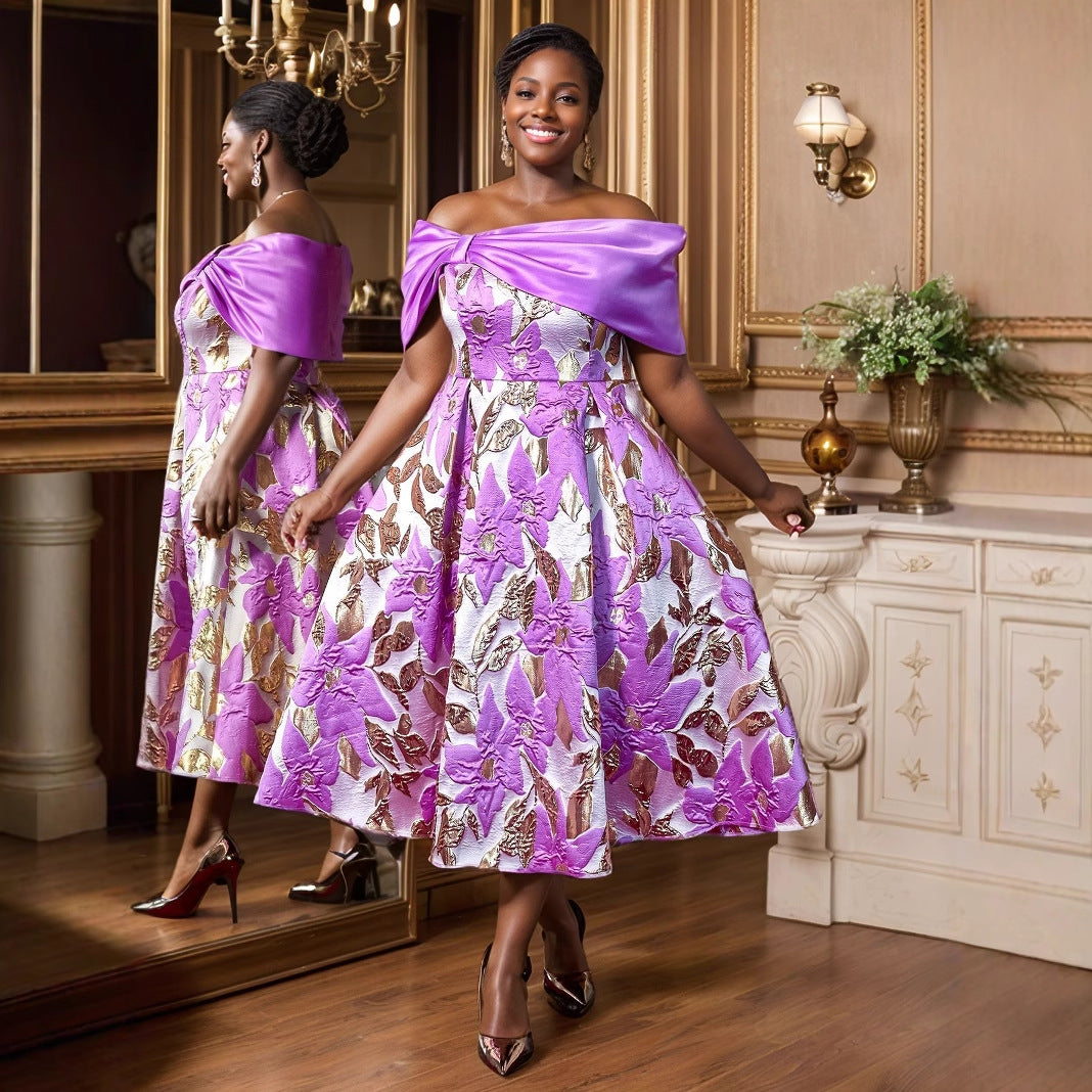 Jupe de Soirée Glamoureuse pour Femmes avec Drapé Mirla