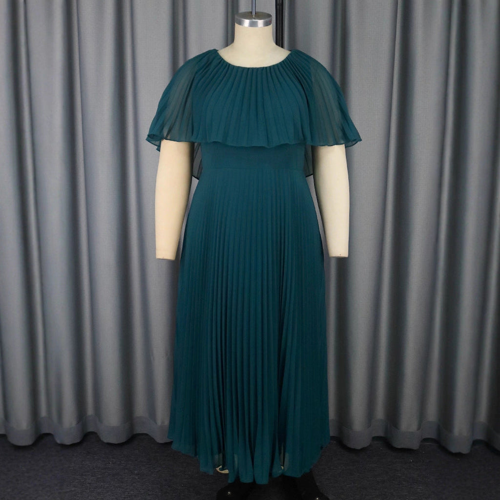 Robe Maxi Plissée pour Femmes avec Élégantes Drapés Mirla