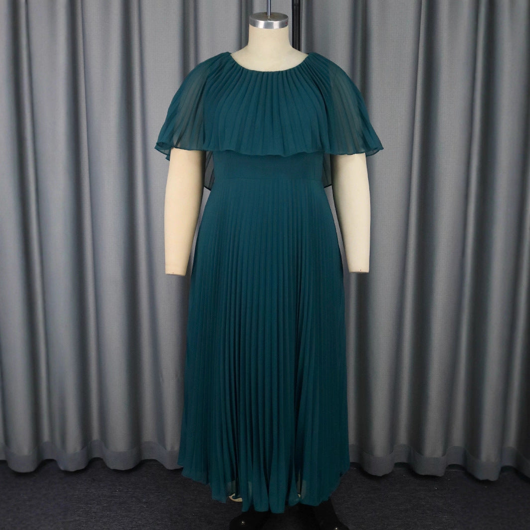 Robe Maxi Plissée pour Femmes avec Élégantes Drapés Mirla