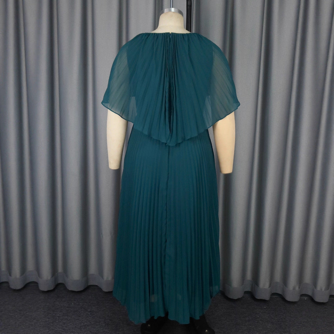 Robe Maxi Plissée pour Femmes avec Élégantes Drapés Mirla