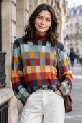 Pull Col Roulé Rétro