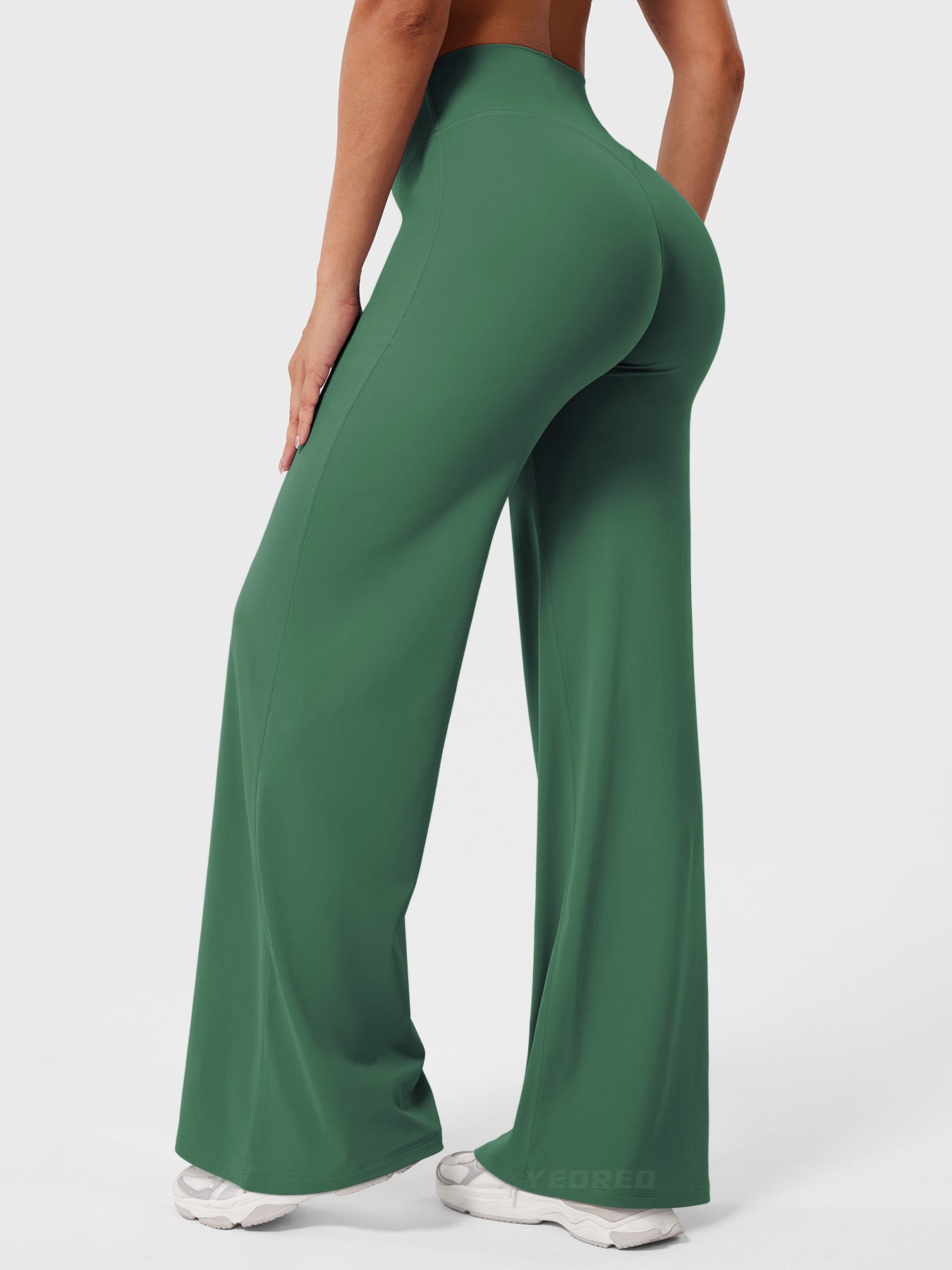 Pantalon d'été femme | Taille haute & Jambes larges