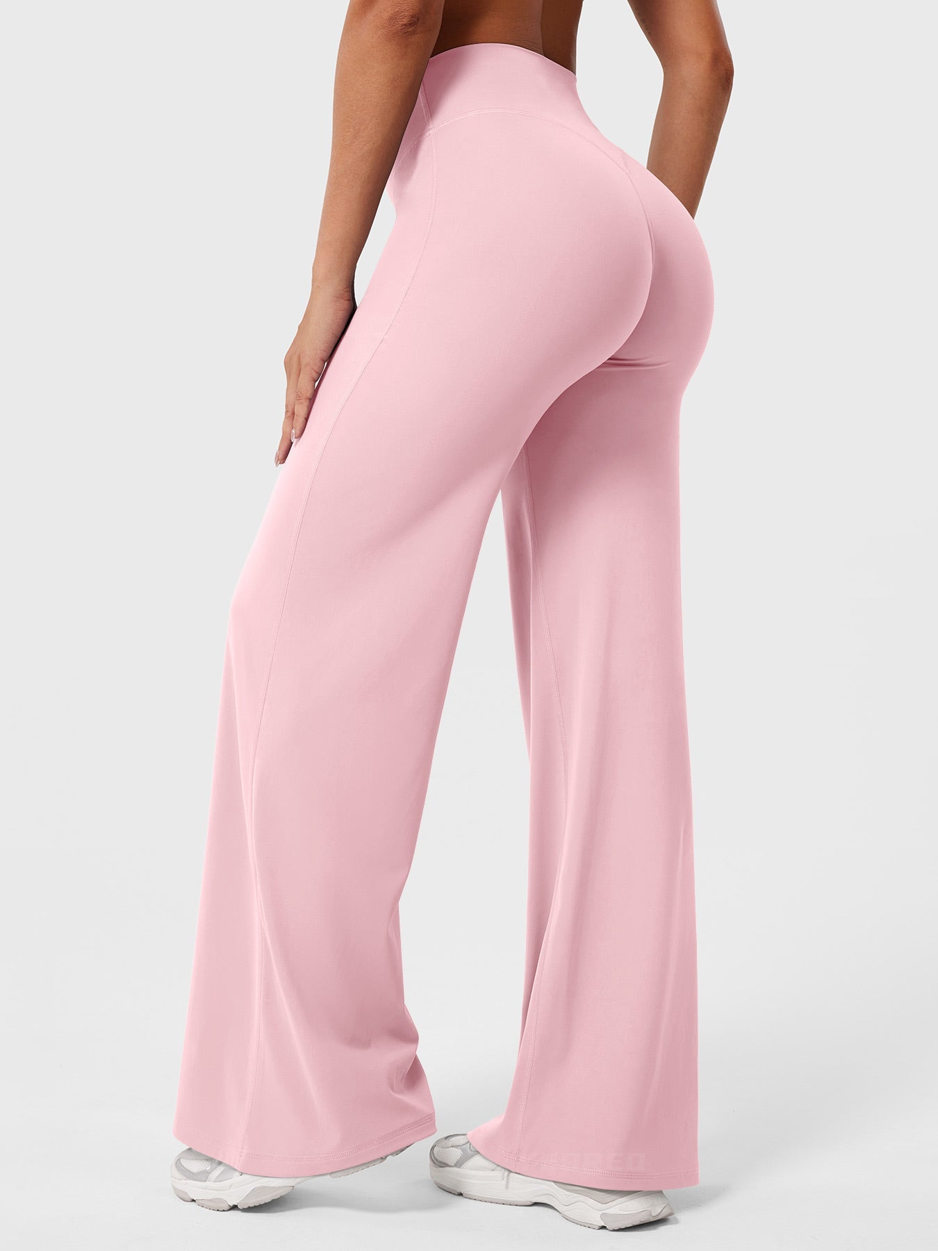 Pantalon d'été femme | Taille haute & Jambes larges