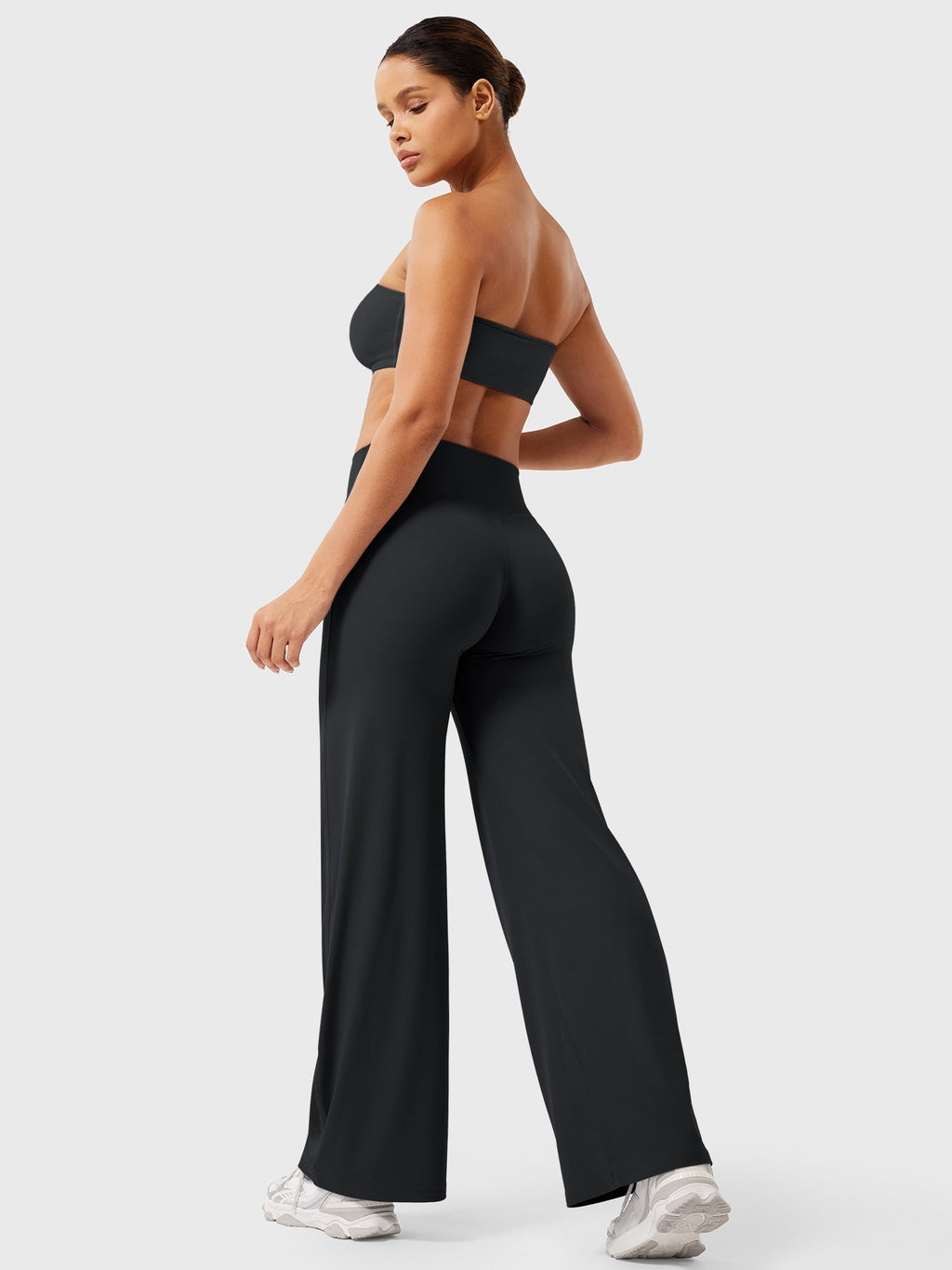 Pantalon d'été femme | Taille haute & Jambes larges