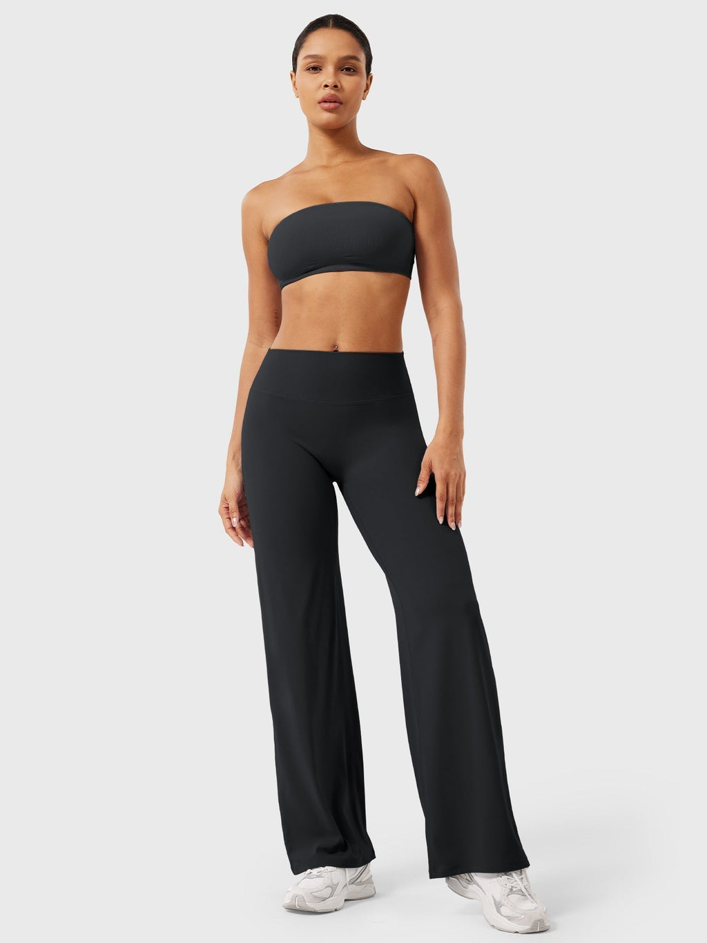 Pantalon d'été femme | Taille haute & Jambes larges