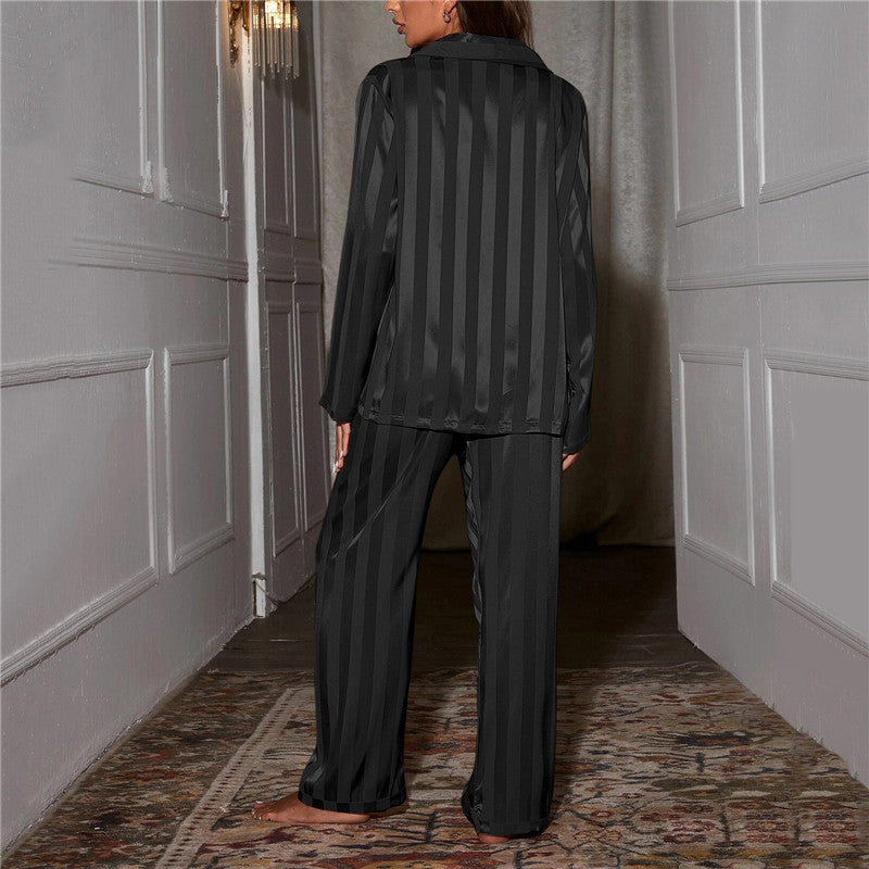 Silkig Lugn | Ensemble de Pyjama en Satin Élégant pour la Détente