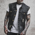 Noah | Gilet en denim décontracté et stylé pour hommes