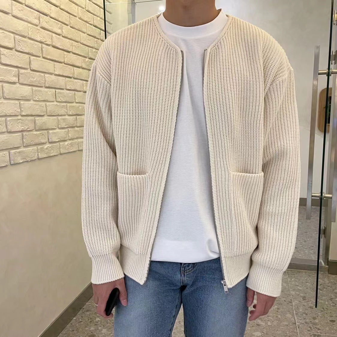 Arthur | Cardigan en maille moderne et confortable pour hommes