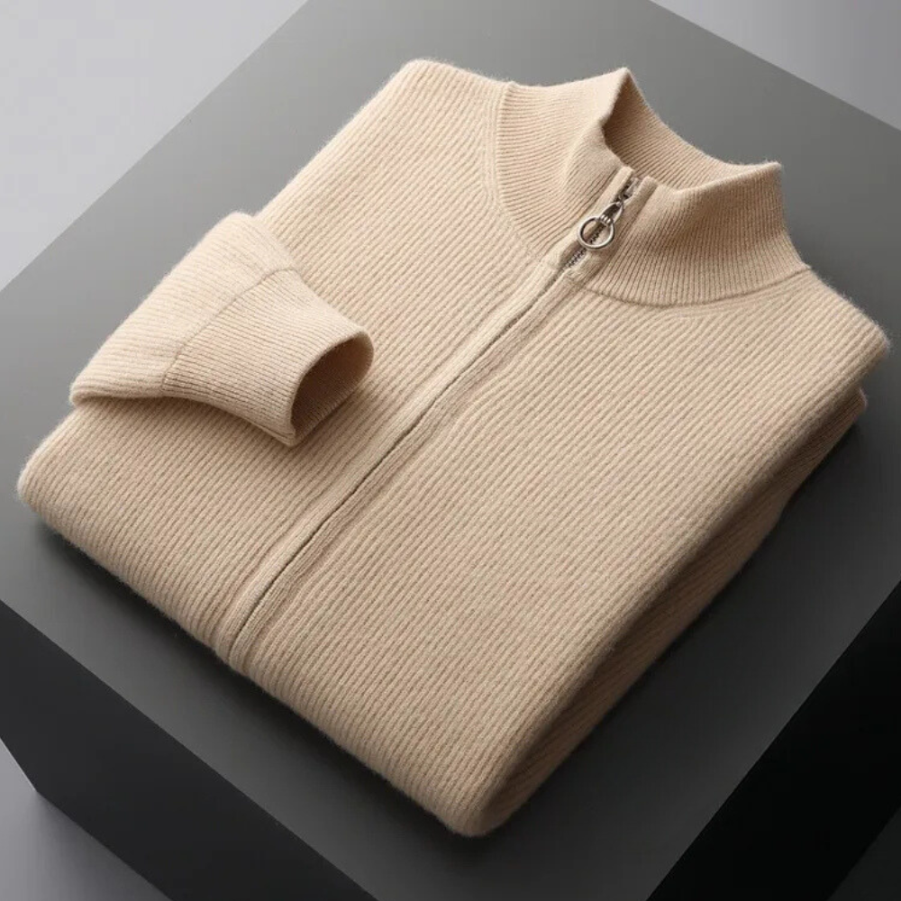 Lucas | Veste d'hiver en tricot pour hommes, chaude et élégante