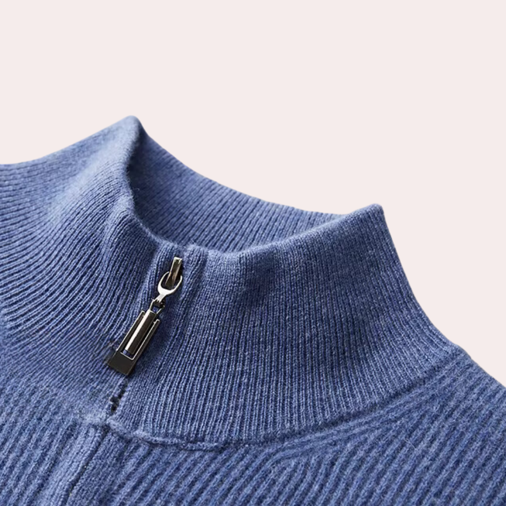 Lucas | Veste d'hiver en tricot pour hommes, chaude et élégante