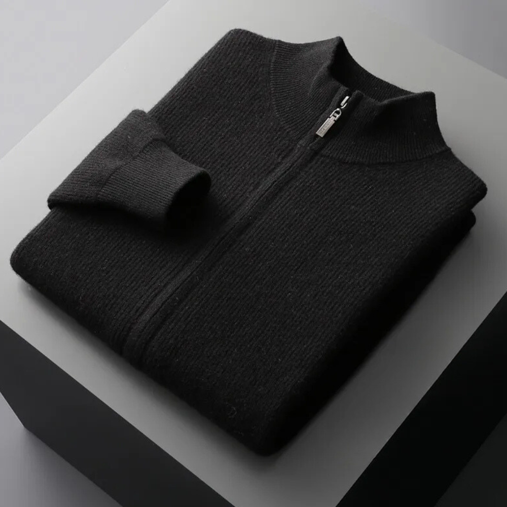 Lucas | Veste d'hiver en tricot pour hommes, chaude et élégante