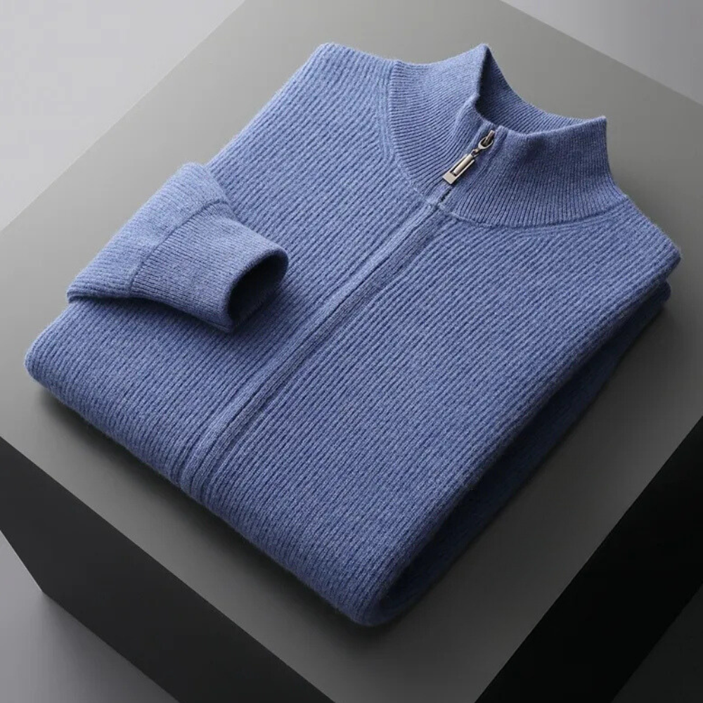 Lucas | Veste d'hiver en tricot pour hommes, chaude et élégante