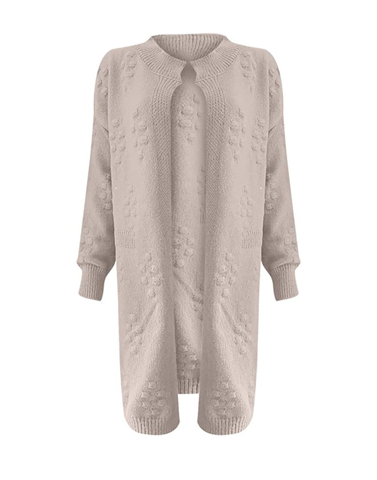 Mia | Veste longue tricotée élégante et stylée