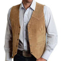Patrick | Gilet western en daim classique et élégant