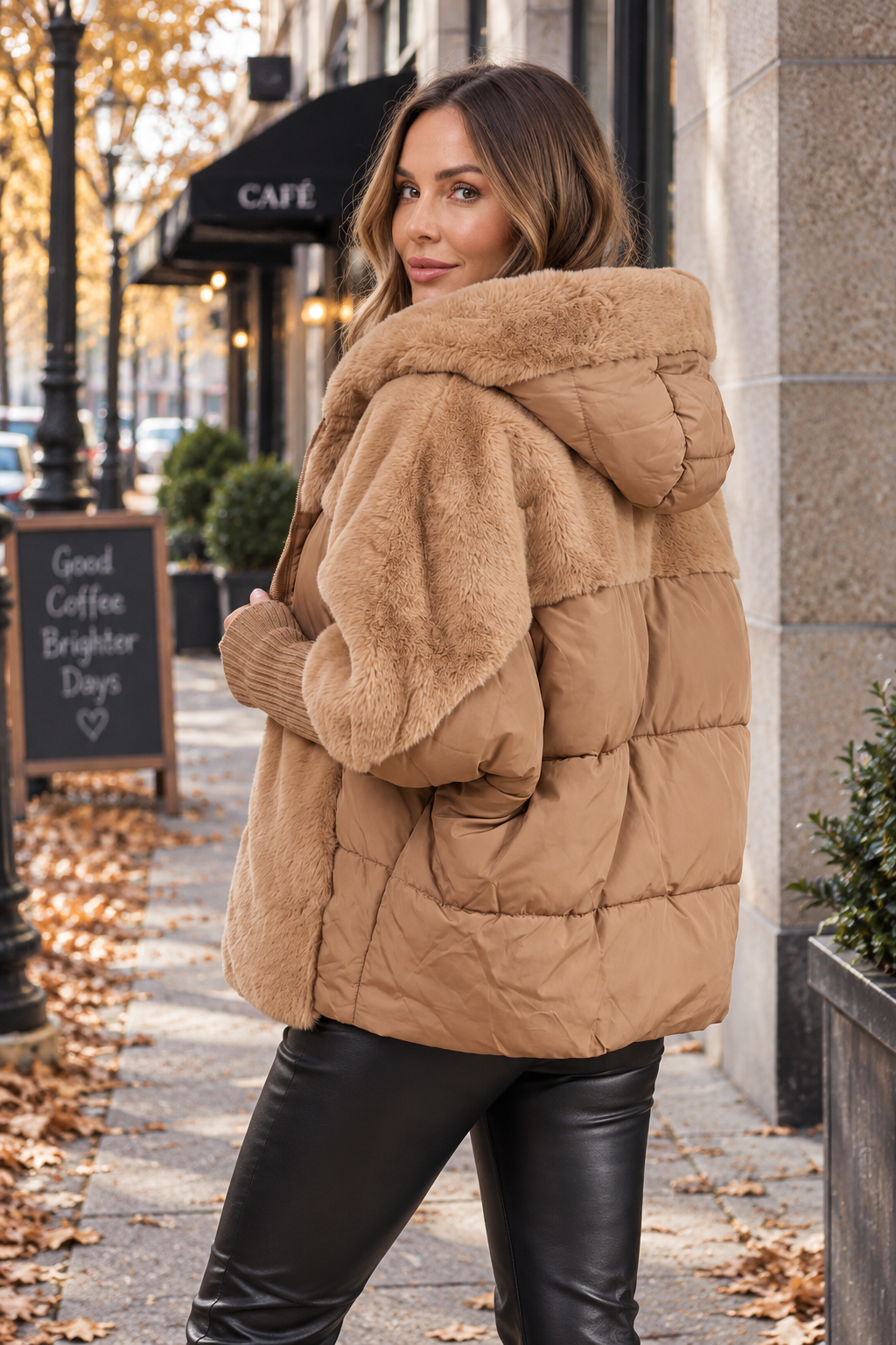 Veste Matelassée avec Poignets Confortables