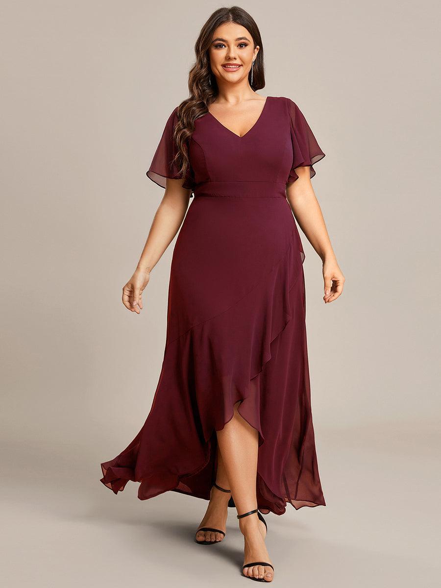 Moreeza | Robe de demoiselle d'honneur fluide en chiffon