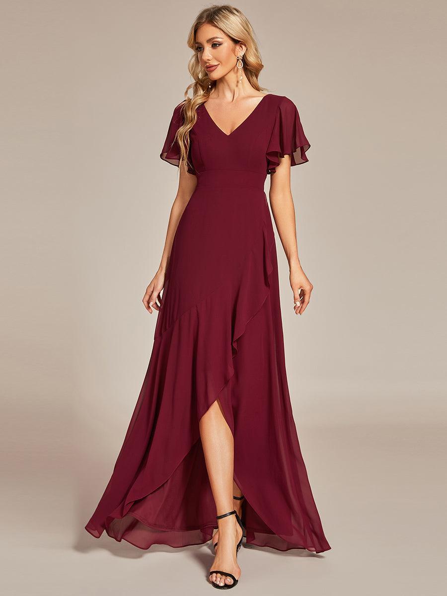Moreeza | Robe de demoiselle d'honneur fluide en chiffon