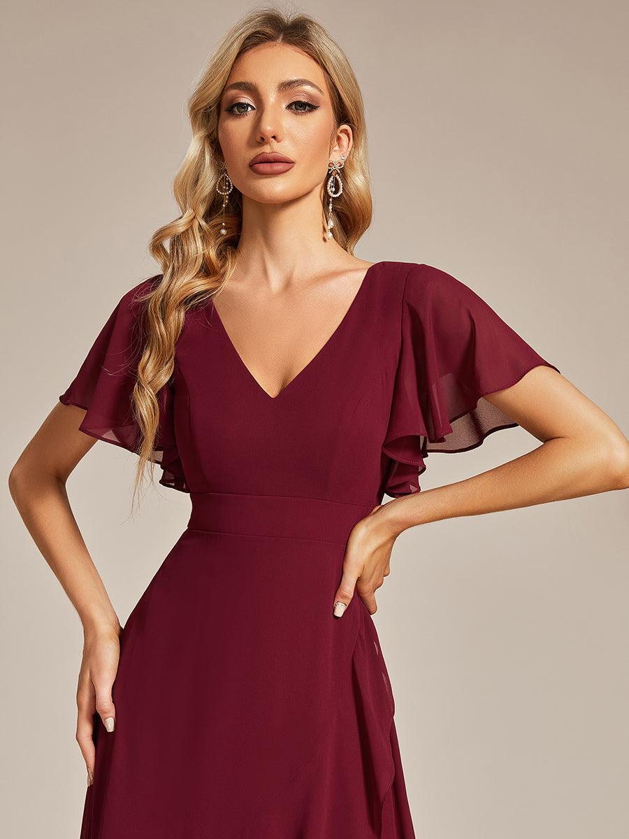 Moreeza | Robe de demoiselle d'honneur fluide en chiffon