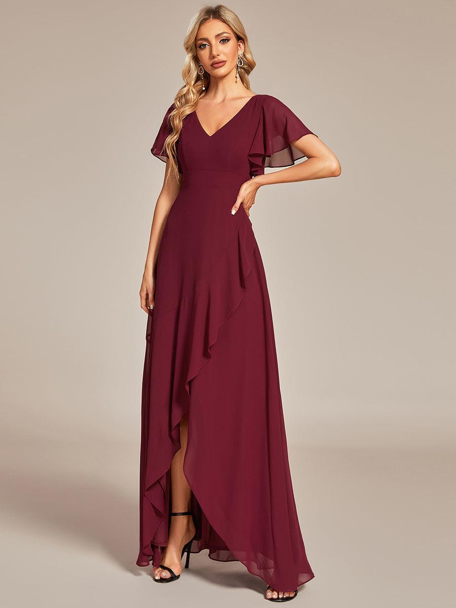Moreeza | Robe de demoiselle d'honneur fluide en chiffon