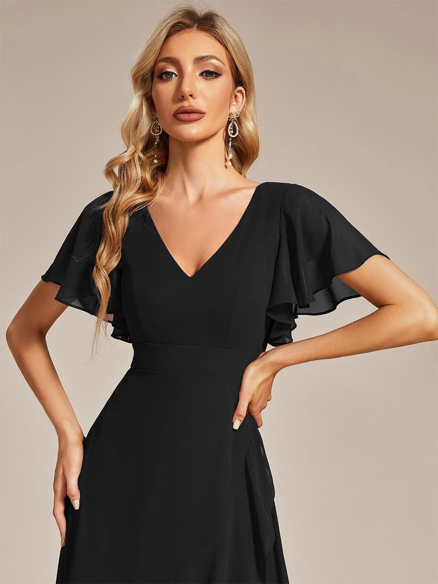 Moreeza | Robe de demoiselle d'honneur fluide en chiffon
