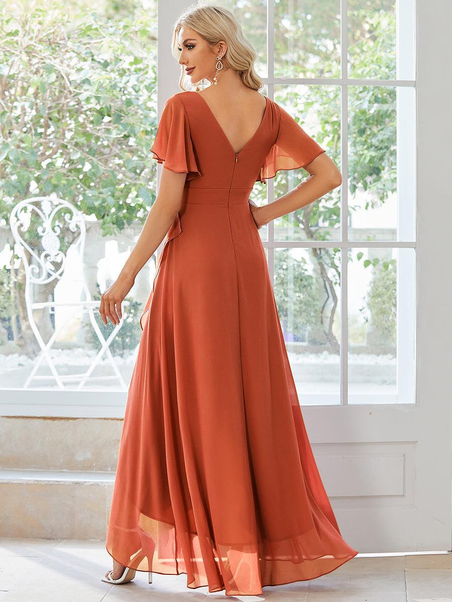 Moreeza | Robe de demoiselle d'honneur fluide en chiffon