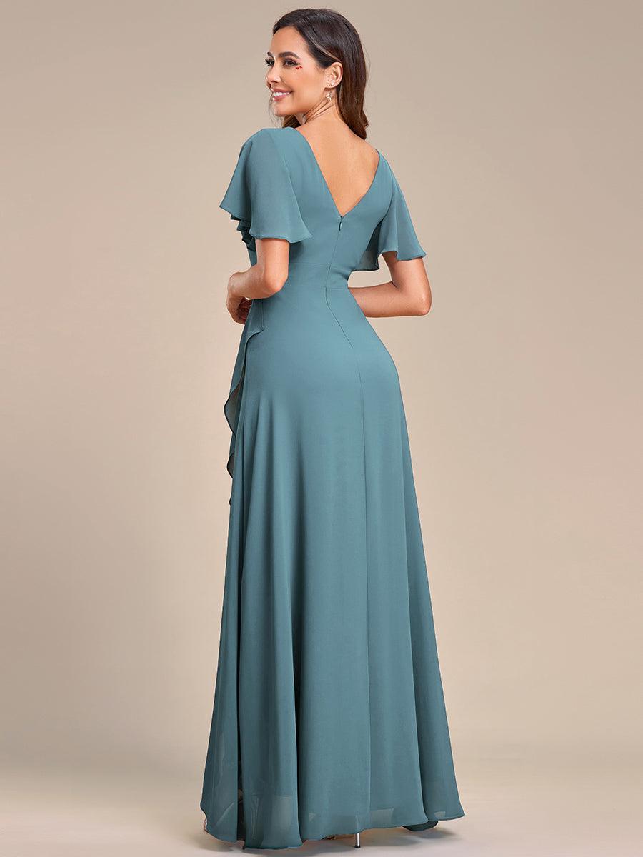Moreeza | Robe de demoiselle d'honneur fluide en chiffon
