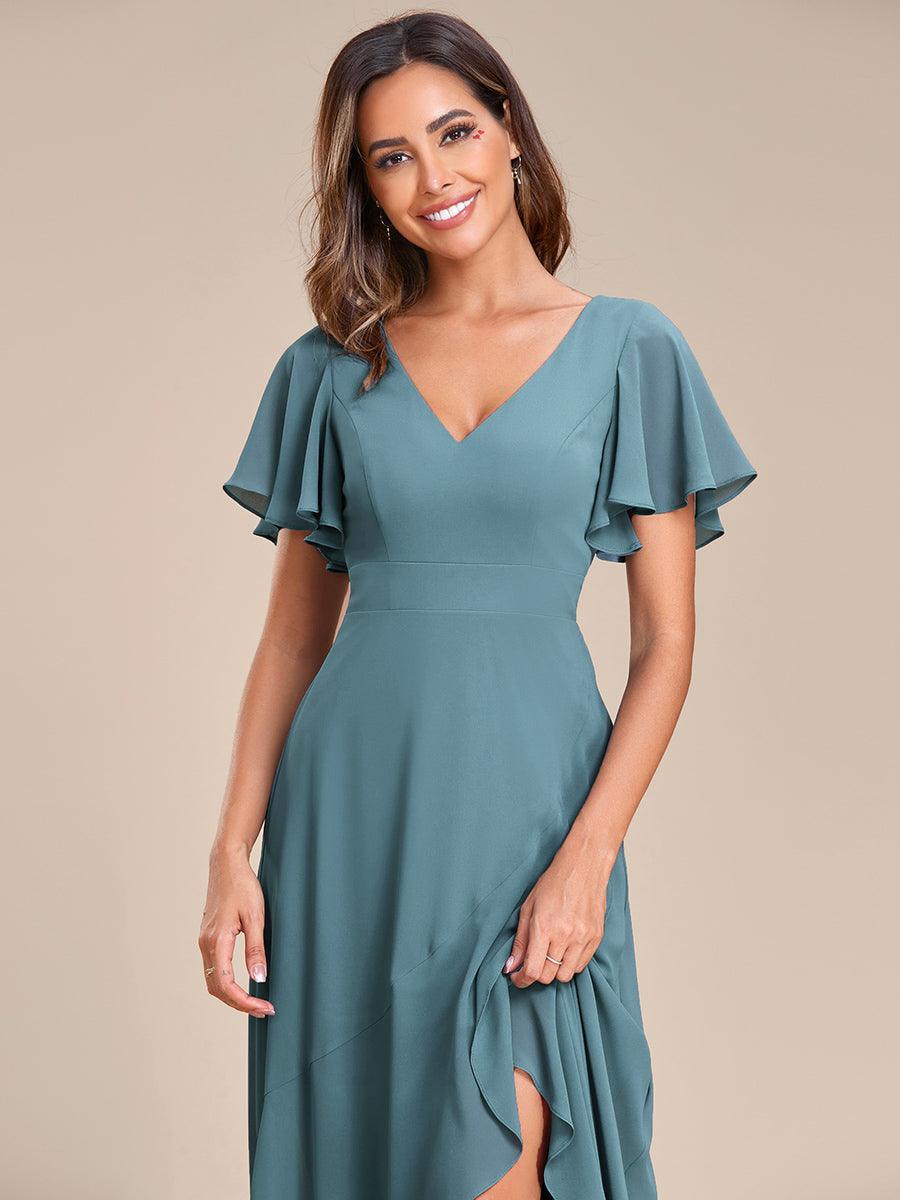 Moreeza | Robe de demoiselle d'honneur fluide en chiffon