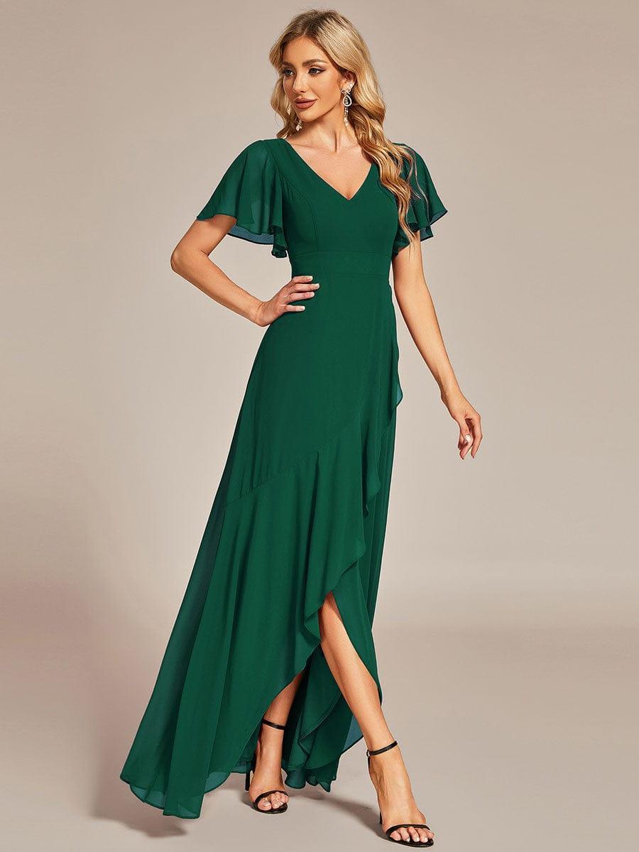 Moreeza | Robe de demoiselle d'honneur fluide en chiffon
