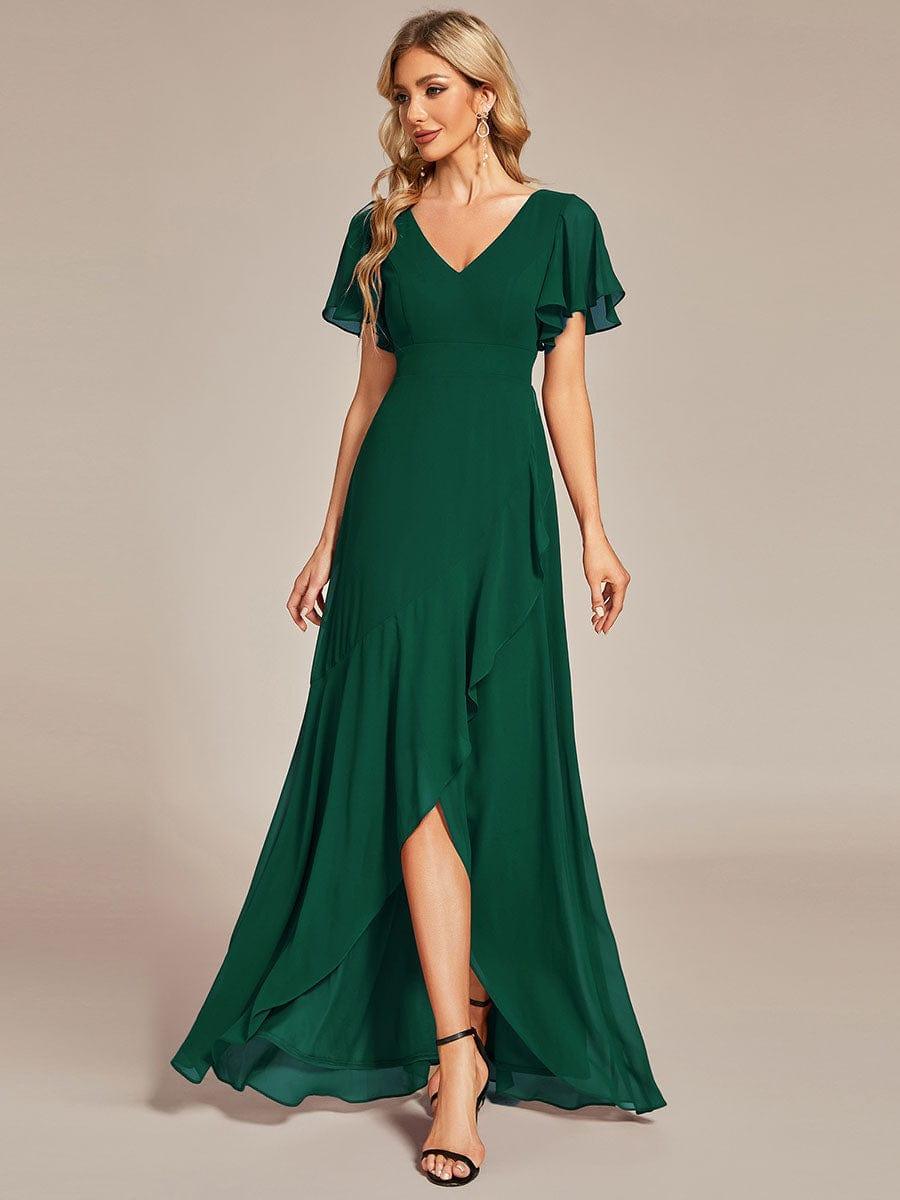 Moreeza | Robe de demoiselle d'honneur fluide en chiffon