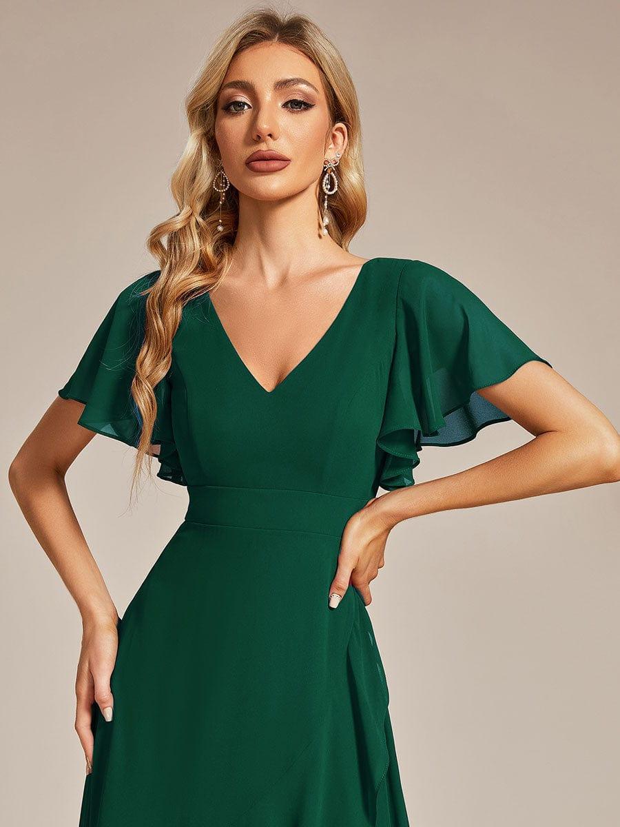 Moreeza | Robe de demoiselle d'honneur fluide en chiffon