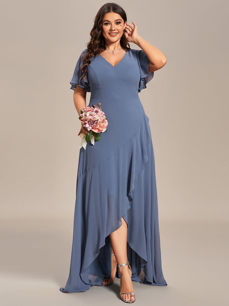 Moreeza | Robe de demoiselle d'honneur fluide en chiffon