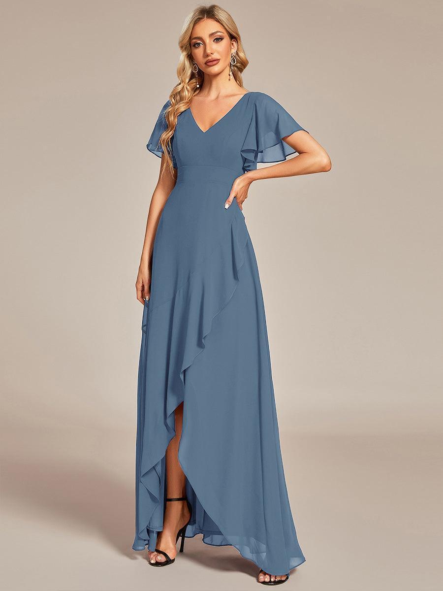 Moreeza | Robe de demoiselle d'honneur fluide en chiffon