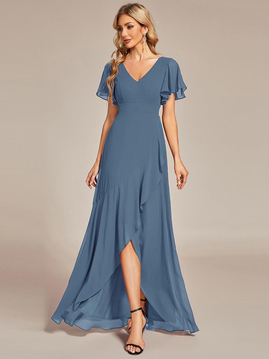 Moreeza | Robe de demoiselle d'honneur fluide en chiffon