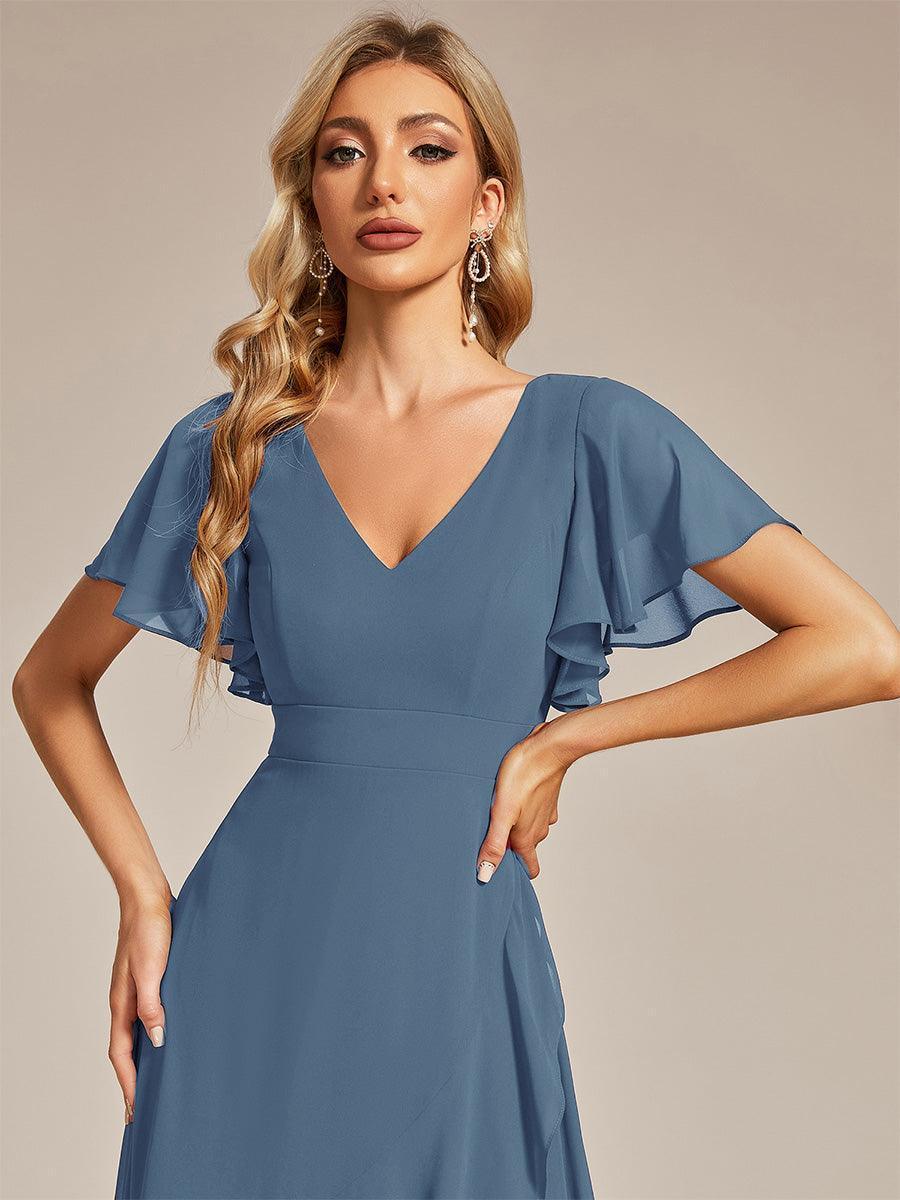 Moreeza | Robe de demoiselle d'honneur fluide en chiffon