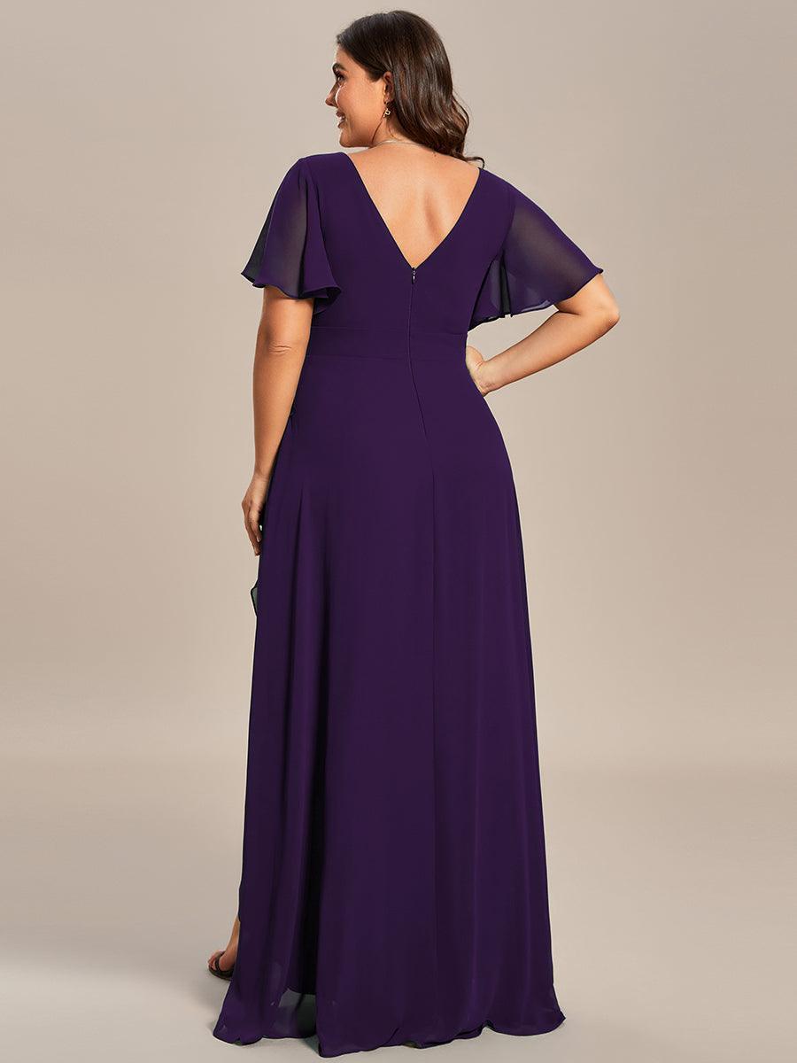 Moreeza | Robe de demoiselle d'honneur fluide en chiffon