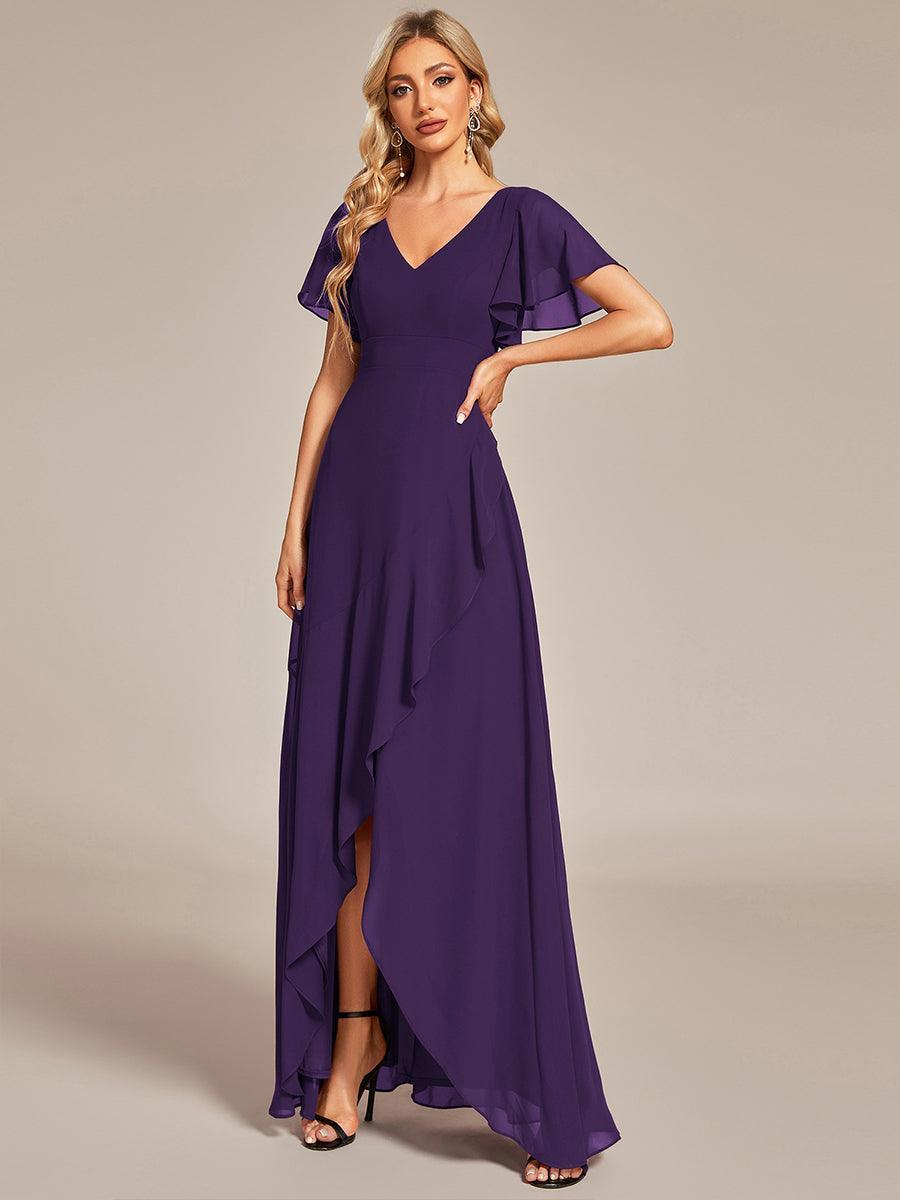 Moreeza | Robe de demoiselle d'honneur fluide en chiffon