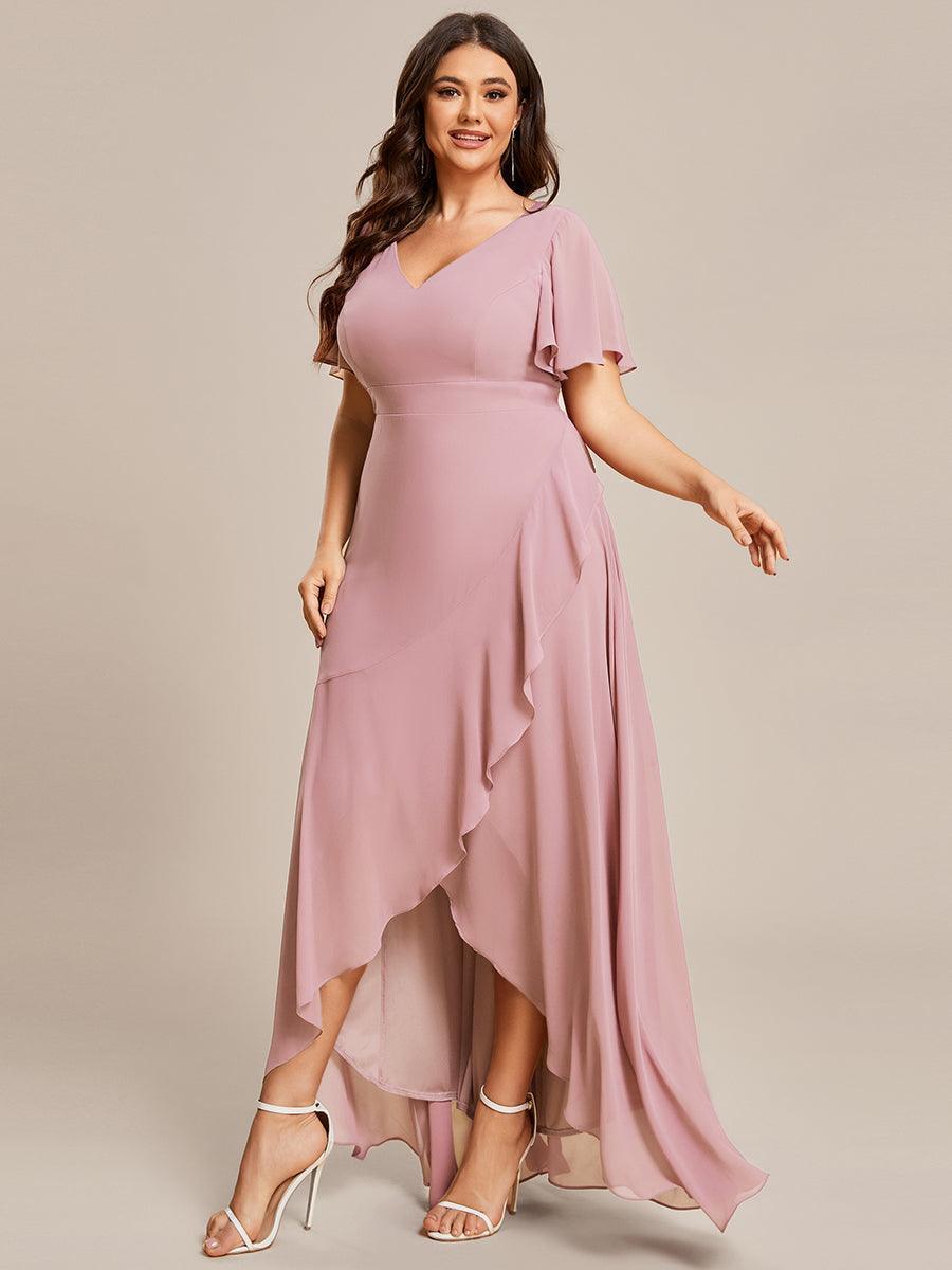 Moreeza | Robe de demoiselle d'honneur fluide en chiffon