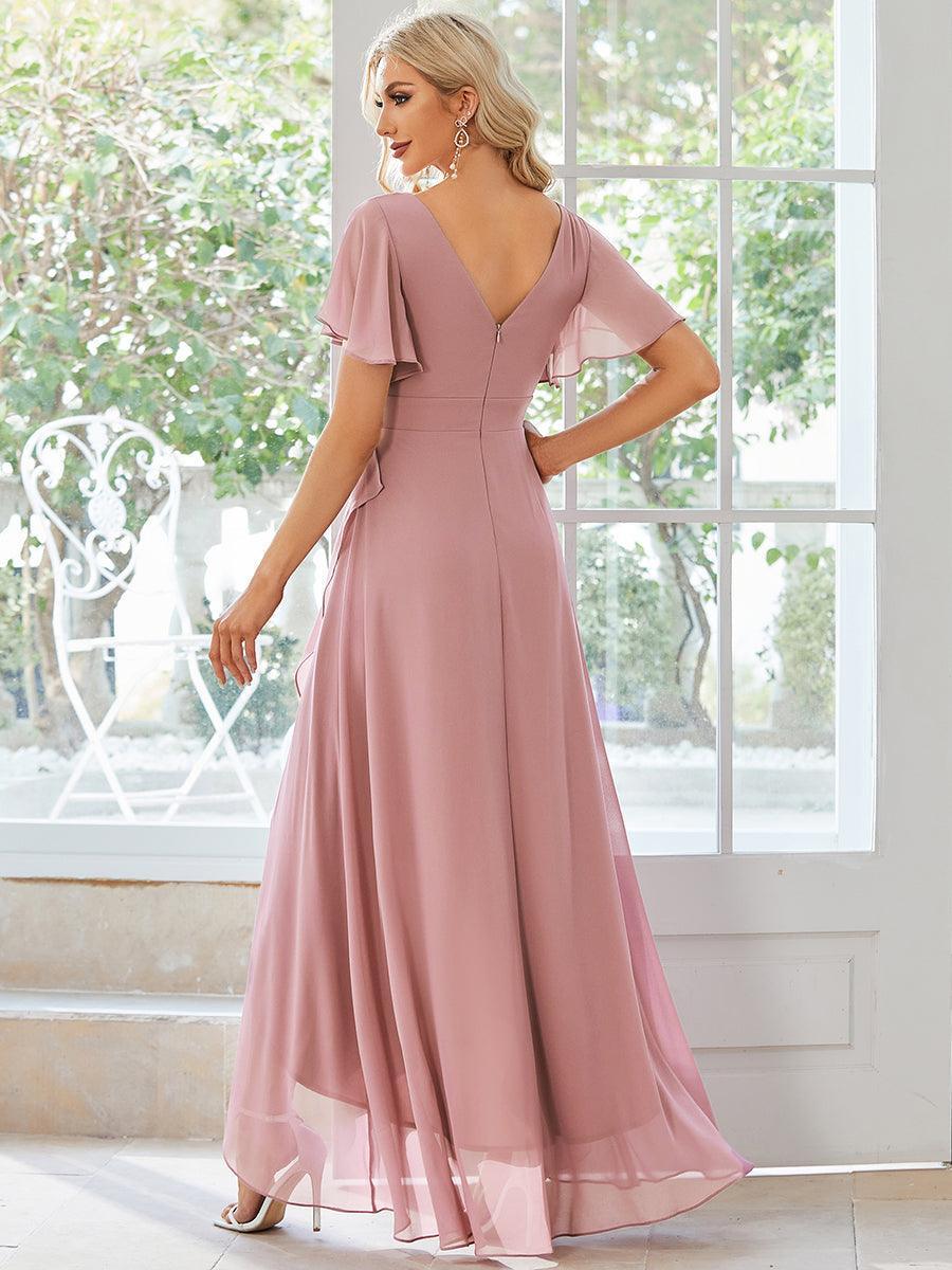 Moreeza | Robe de demoiselle d'honneur fluide en chiffon