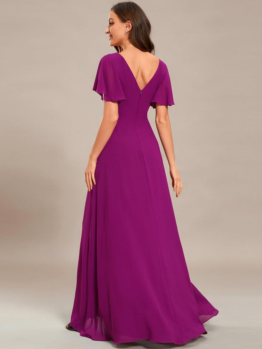 Moreeza | Robe de demoiselle d'honneur fluide en chiffon