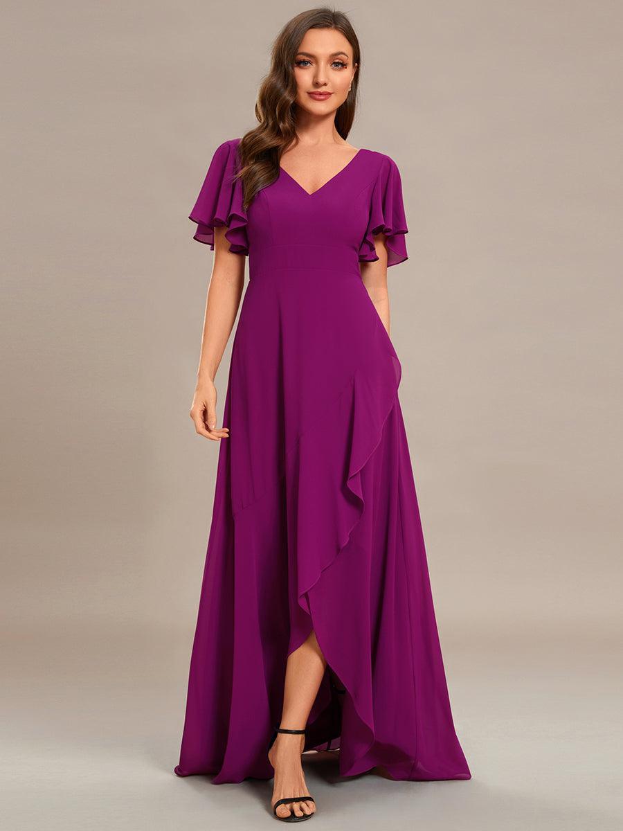 Moreeza | Robe de demoiselle d'honneur fluide en chiffon